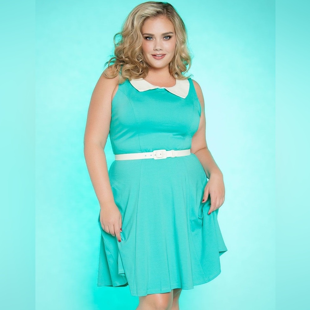 Pinup Couture Mint Georgia Peaches Dress